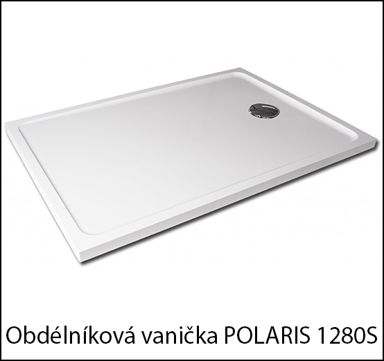 Obdélníková vanička POLARIS 1280S